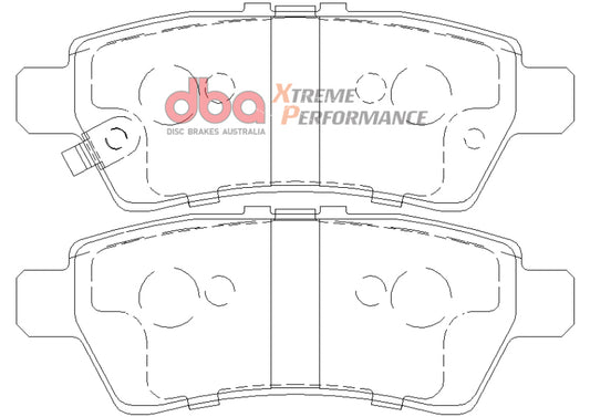 DBA XP Performance Rear Brake Pads | Nissan Pathfinder (04-12) 4.0L (DB1919XP)