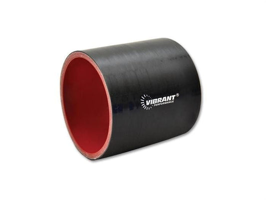 Vibrant 4 Ply Reinforced Silicone Straight Hose Coupler - 5"