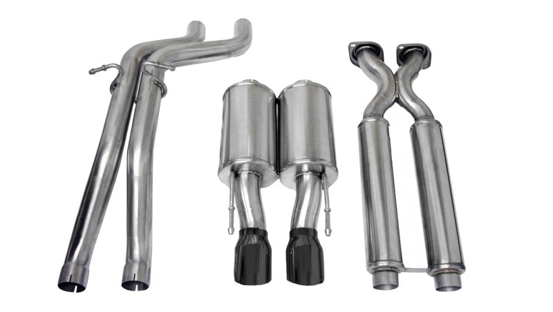CORSA Sport / 2.5 in Cat-Back 4.0 in Single Tips | 2006-2010 Grand Cherokee SRT-8 6.1L (14451)