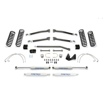 Fabtech 3" Trail II Suspension Lift w/ Performance Shocks | Jeep JK 4-Door (07-18) (K4052)
