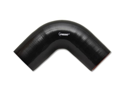 Vibrant 4 Ply Reinforced Silicone 90 Degree Elbow | 2" I.D. x 4" Leg