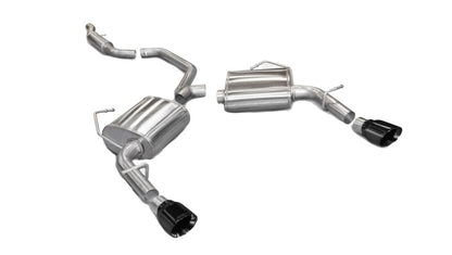CORSA Sport / 2.5 in Cat-Back 4.0 in Single Tips | 11-14 Dodge Avenger, Chrysler 200 3.6L (14413)