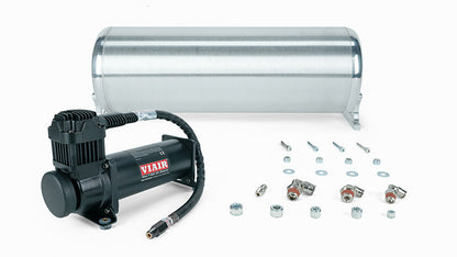 Air Lift Performance 18in FLO Tank w/ Viair 444c Black Compressor (Incl. Fittings & Tank Mounting Hardware) (27767)