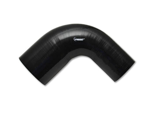 Vibrant 4 Ply Reinforced Silicone 90 Degree Transition Elbow - 2.5" I.D.