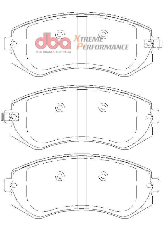 DBA Rear Xtreme Performance Brake Pads | Nissan 240SX (90-96) w/ ABS (DB1148XP)