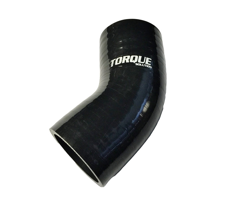 Torque Solution 45 Degree 2.5" Silicone Elbow (TS-CPLR-45D25BK)