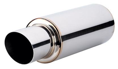 Vibrant 1062 TPV Turbo Round Muffler with 4in Tip for Performance