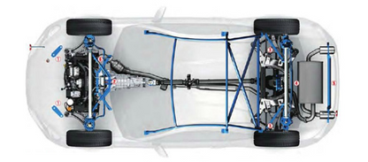 Cusco Power Brace Rear Pillar | Suzuki Swift Sport (ZC33S) (17-23) (60J 492 RP)