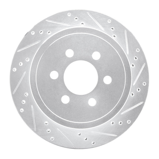 DFC D&S Rear Right Brake Rotor (REAR): Dodge Durango (03) - Silver