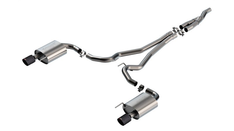 Borla 24 Ford Mustang 2.3L Ecoboost S-Type Cat-Back (140979CFBA) | Mustang (24+)
