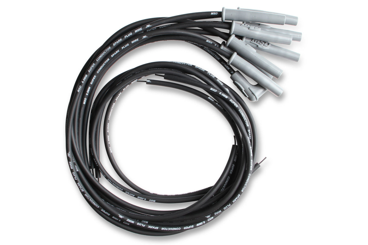MSD 31183 Super Conductor Spark Plug Wire Set 8 Cyl Multi-Angle-HEI, Universal