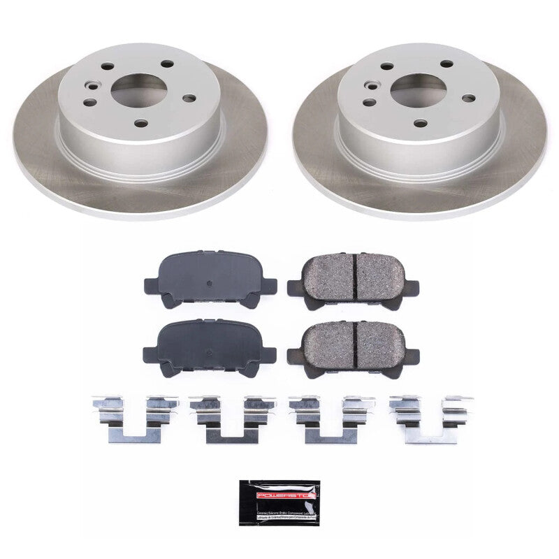 PowerStop 00-04 Toyota Avalon Rear Semi-Coated Rotor Kit (SC2322)