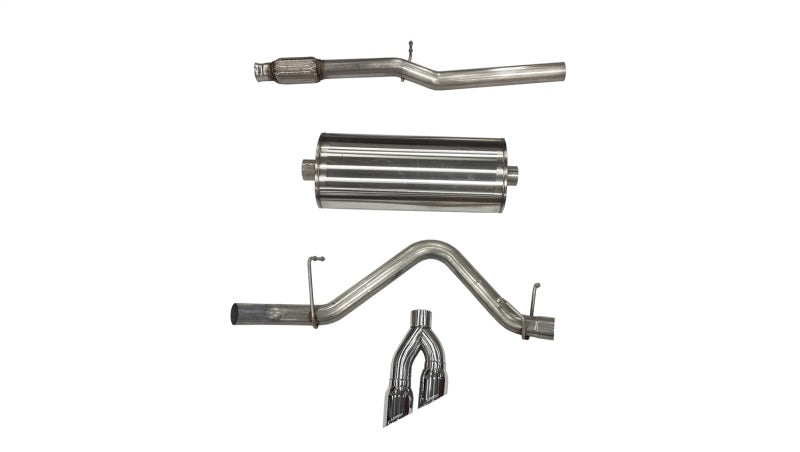 CORSA Sport / 3.0 in Cat-Back SSE w/ Twin Tips | Silverado/Sierra 19-25 5.3L (21030BLK)