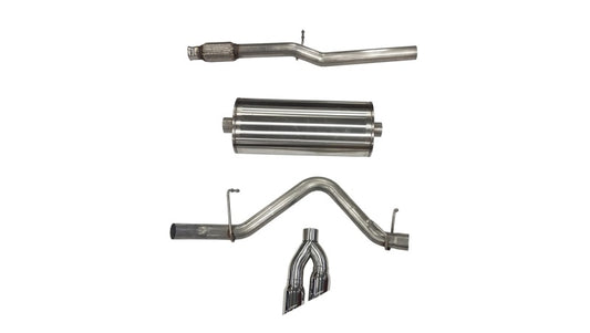 CORSA Sport / 3.0 in Cat-Back SSE w/ Twin Tips | Silverado/Sierra 19-25 5.3L (21030BLK)