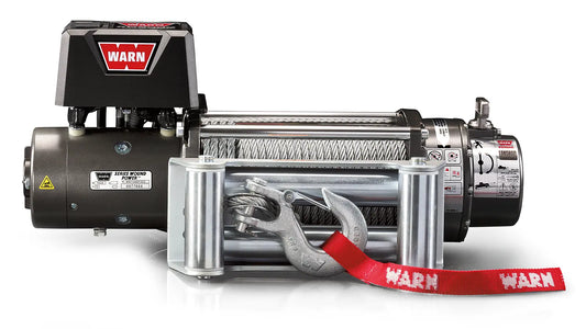 WARN 28500 XD9000 Premium Series Winch 12V Roller Fairlead 4.6HP