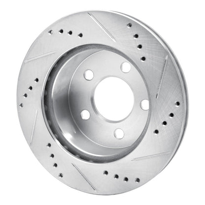 DFC D&S Silver Brake Rotor (FRONT LEFT): Jeep Wrangler (99-06)