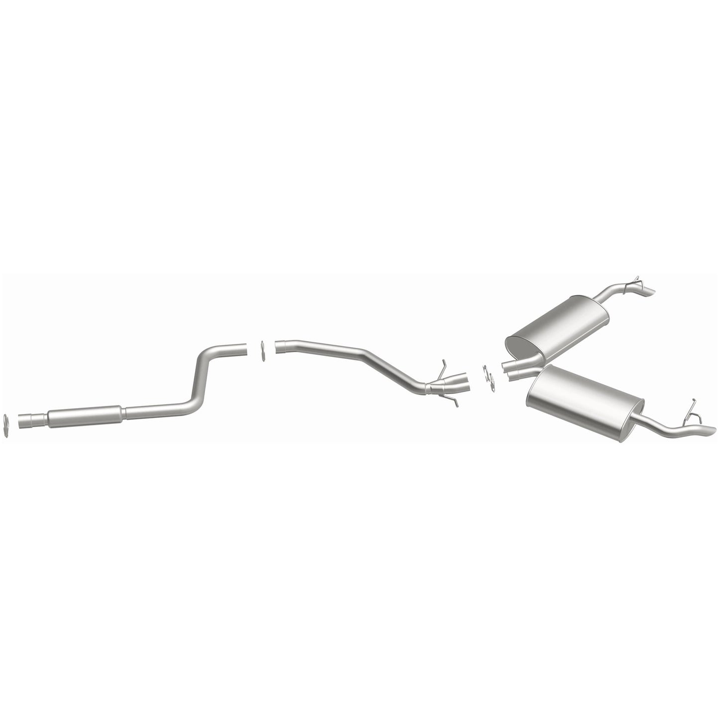 BRExhaust 1996-1999 Cadillac DeVille 4.6L Direct-Fit Replacement Exhaust System