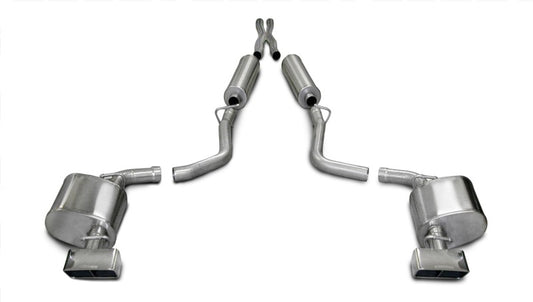 CORSA Xtreme / 2.5 in Cat-Back GTX Tips | 2009-2010 Challenger RT 5.7L Manual (14437)
