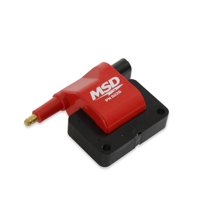MSD 8228 Ignition Coil Blaster Series 2-pin design, Red, Individual