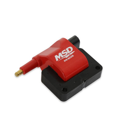 MSD 8228 Ignition Coil Blaster Series 2-pin design, Red, Individual