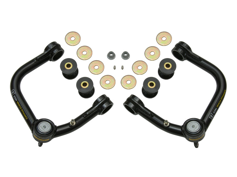 ICON 58450DJ Tubular Front Upper Control Arm Kit for 05-23 Toyota Tacoma 4WD
