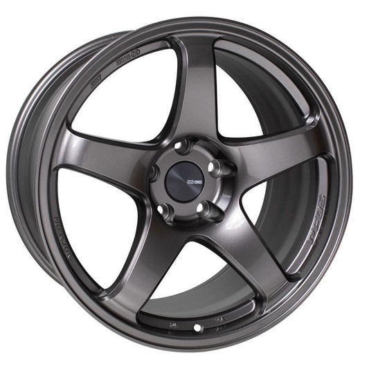 Enkei PF05 17x8 +35 5x114.3 Dark Silver-WheelFlip