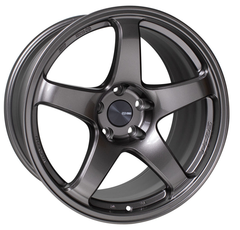 Enkei PF05 18x8 +45 5x114.3 Dark Silver-WheelFlip