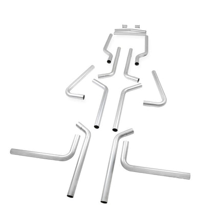 Flowmaster U-FIT 2.25in Aluminized Steel Dual Kit For Universal (15935)