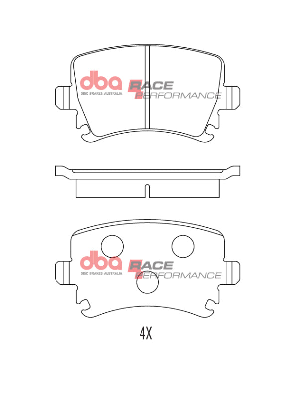 DBA Rear RP Performance Brake Pads | Audi A4 (05-09) (DB1865RP)