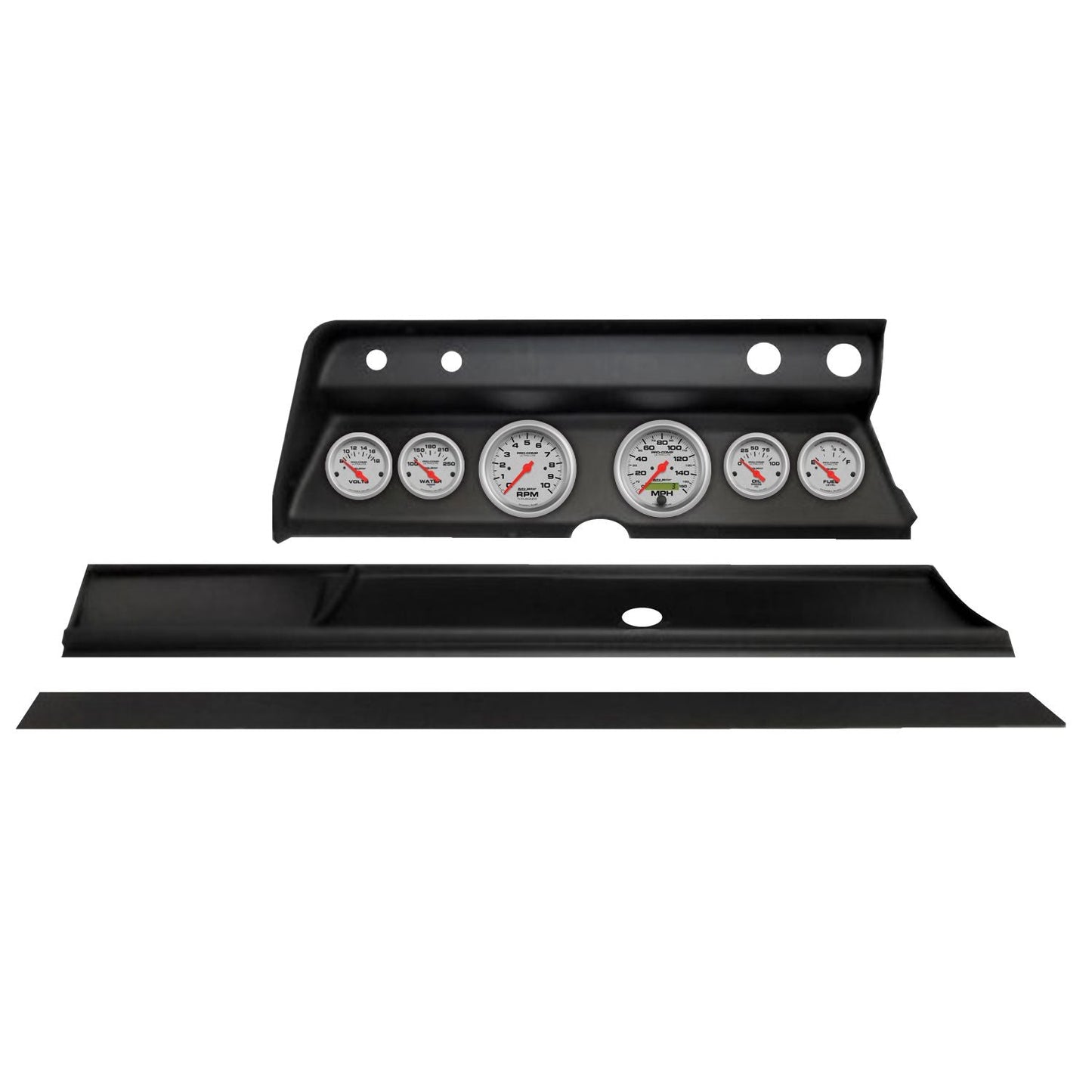 AutoMeter Ultra-Lite Direct Fit Dash Kit 1967 Chevy Chevelle (2 x 3-3/8in. / 4 x 2-1/16in.) (2932-13)
