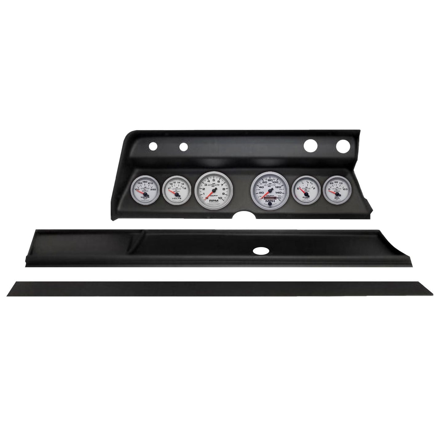 AutoMeter Ultra-Lite II Direct Fit Dash Kit 1967 Chevy Chevelle (2 x 3-3/8in. / 4 x 2-1/16in.) (2932-14)