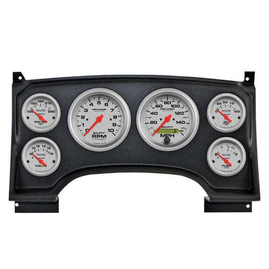 AutoMeter Ultra-Lite Direct Fit Dash Kit 94-97 Chevy S10 Truck (2 x 3-3/8in. / 4 x 2-1/16in.) (2933-13)