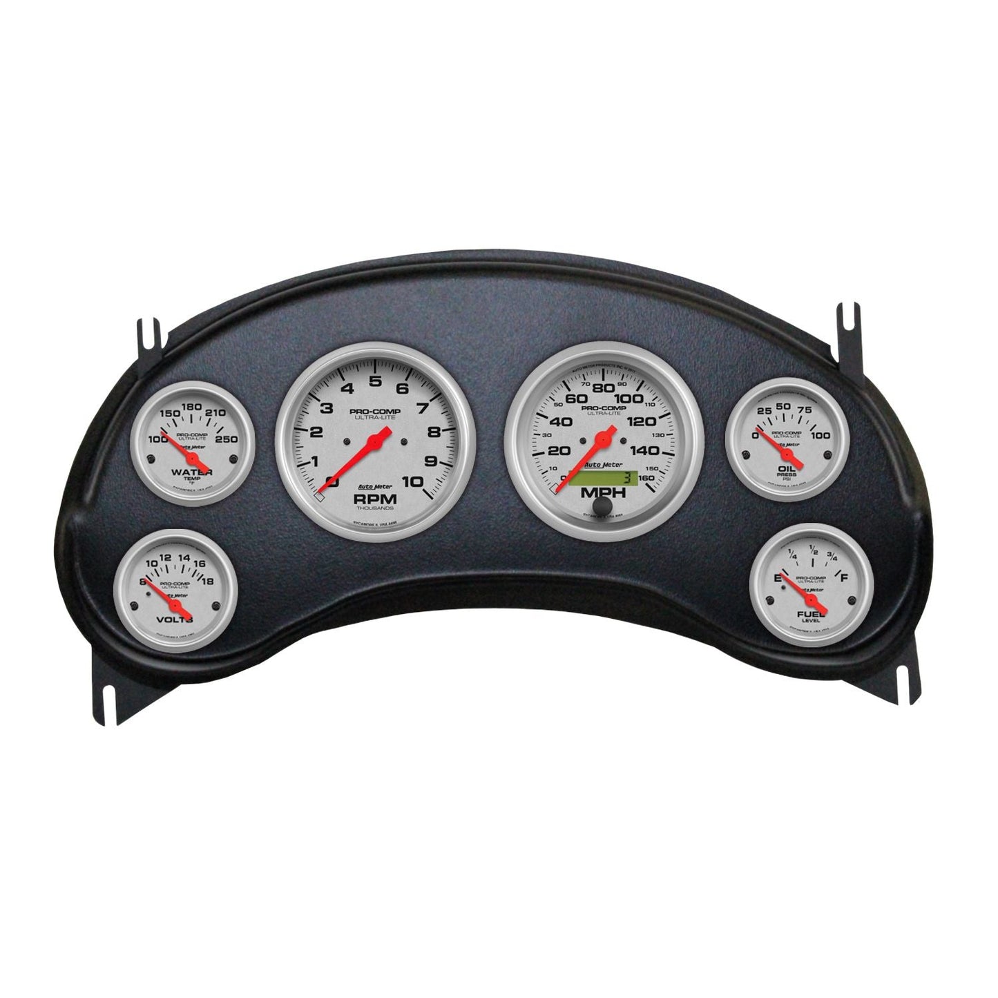 AutoMeter Ultra-Lite Direct Fit Dash Kit 98-04 Chevy S10 Truck (2 x 3-3/8in. / 4 x 2-1/16in.) (2934-13)