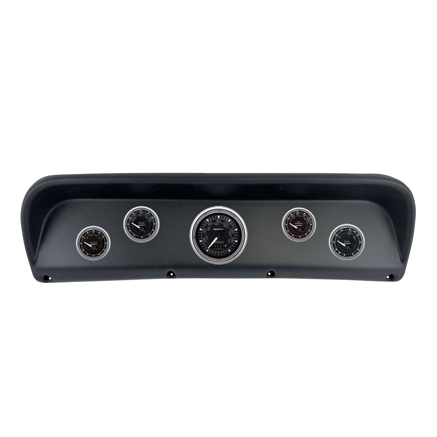 AutoMeter Chrono Chrome Direct Fit Dash Kit 67-72 Ford F100 (1 x 3-3/8in. / 4 x 2-1/16in.) (2937-15)