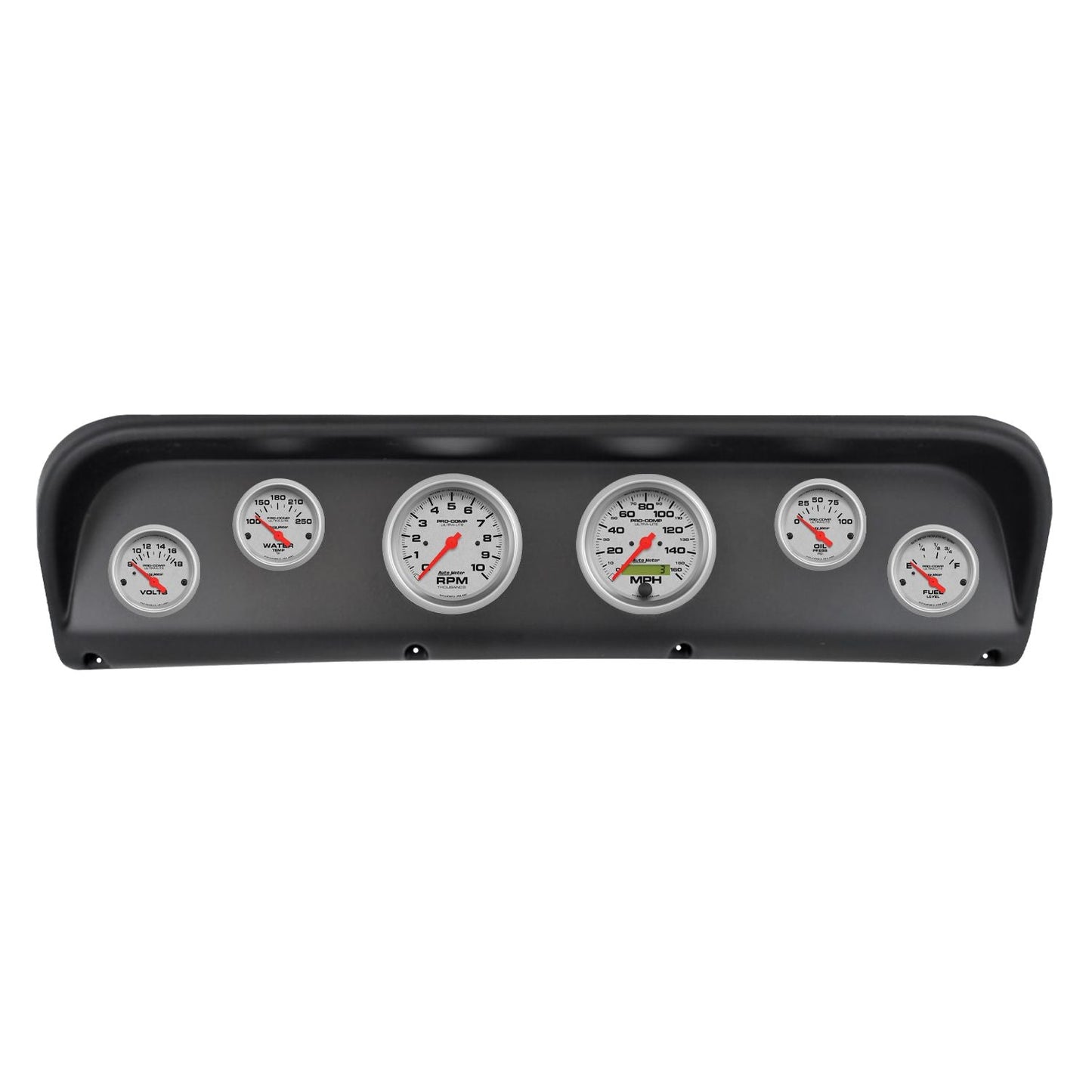 AutoMeter Ultra-Lite Direct Fit Dash Kit 67-72 Ford F100 (2 x 3-3/8in. / 4 x 2-1/16in.) (2938-13)
