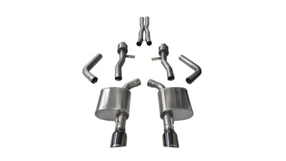 Corsa Performance Dual Rear Exit 2.75" Cat-Back Exhaust System | 2015+ Dodge Charger SRT/RT (14995)