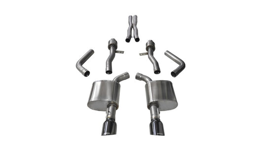 Corsa Performance Dual Rear Exit 2.75" Cat-Back Exhaust System | 2015+ Dodge Charger SRT/RT (14995)