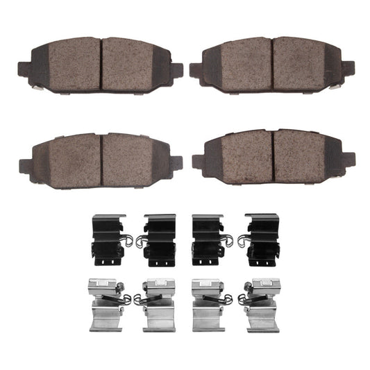 DFC HybriDynamic Rear Brake Pads (REAR): Jeep Wrangler (18-25) w/ Hardware