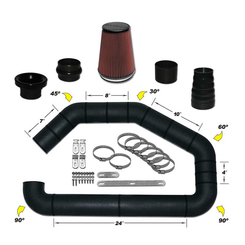 Airaid 101-400 U-Build-It 4in Master Kit w/700-469 9in Filter