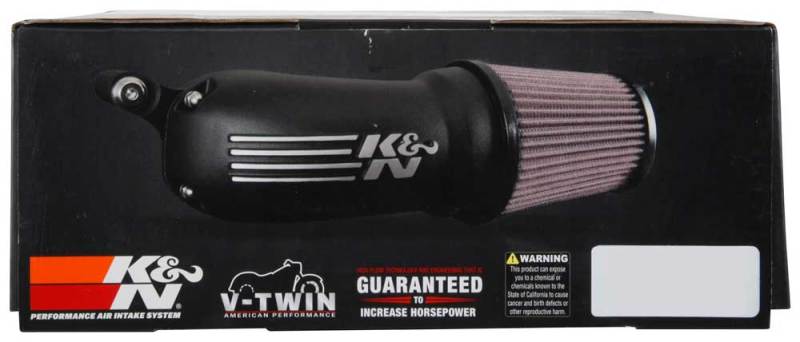 K&N 57-1137S Performance Air Intake System for Harley-Davidson (Silver)