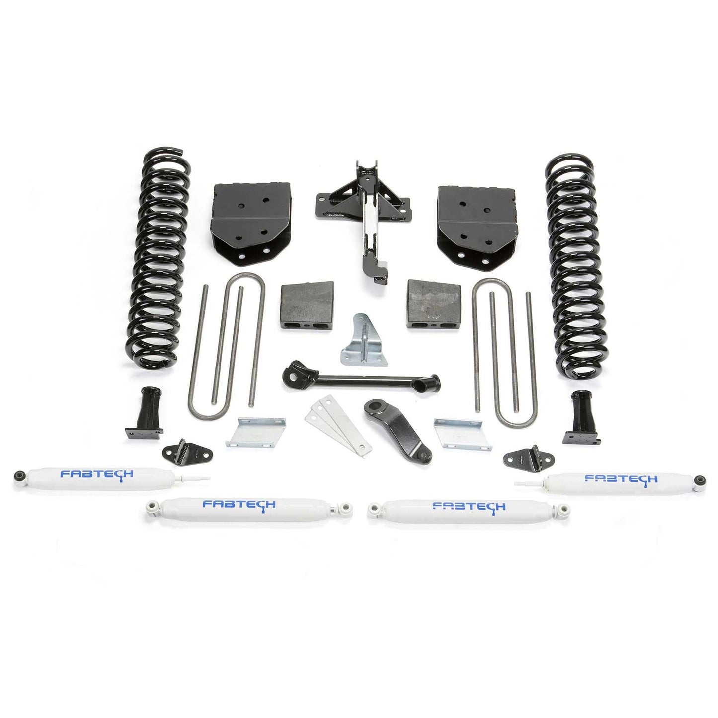 Fabtech 6" Basic Suspension System w/ Performance Shocks | Ford F450/550 4WD 10 Lug (11-13) (K2155)
