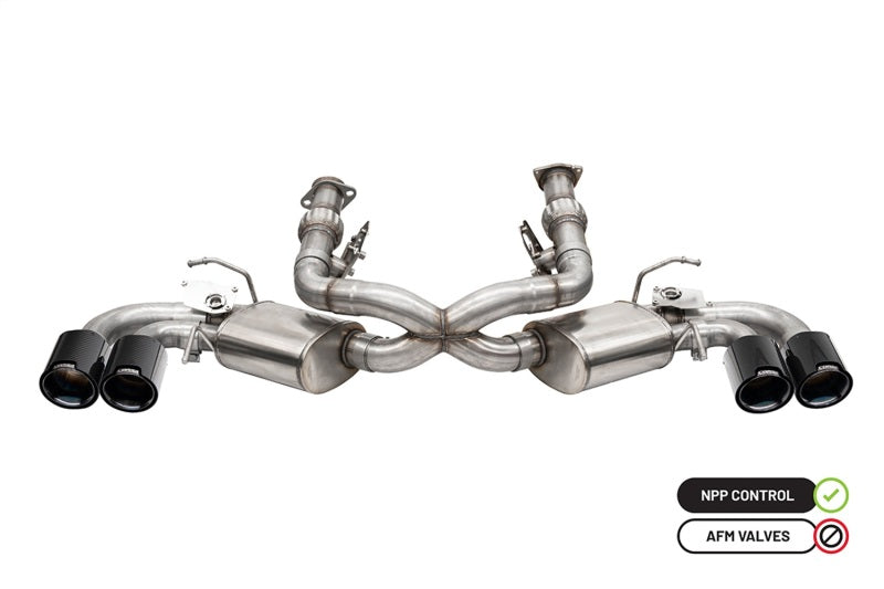 CORSA 3.0 in Cat-Back 4.5 in CF Tips | Corvette C8 20-23 (w/ NPP) (21105CFBLK)