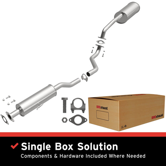 BRExhaust 2011-2013 Kia Forte 2.0L Direct-Fit Replacement Exhaust System