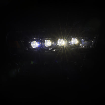 AlphaRex 880890 NOVA Quad LED Headlights Alpha-Black for 25-26 Ram 1500