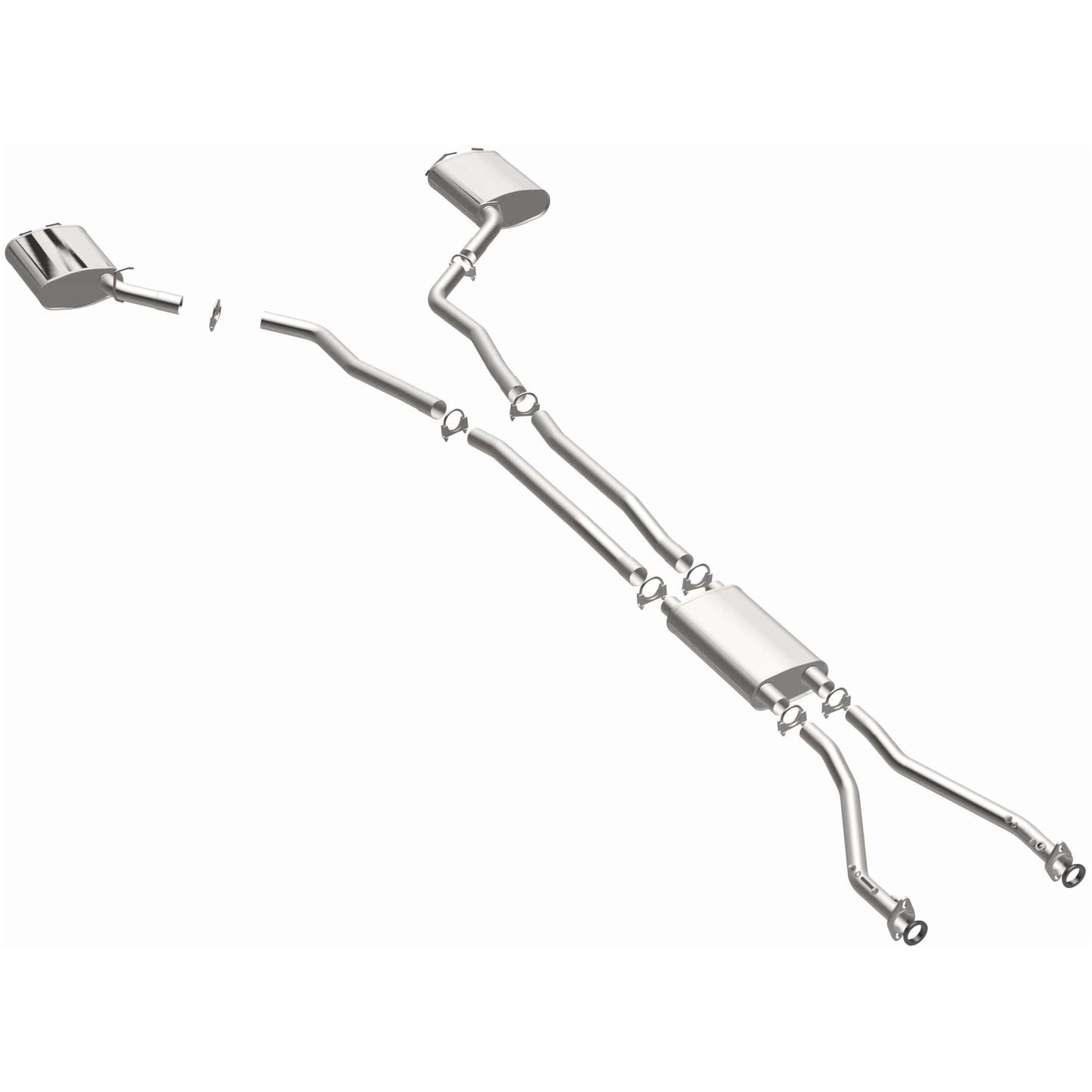 BRExhaust 2004-2007 Cadillac Direct-Fit Replacement Exhaust System