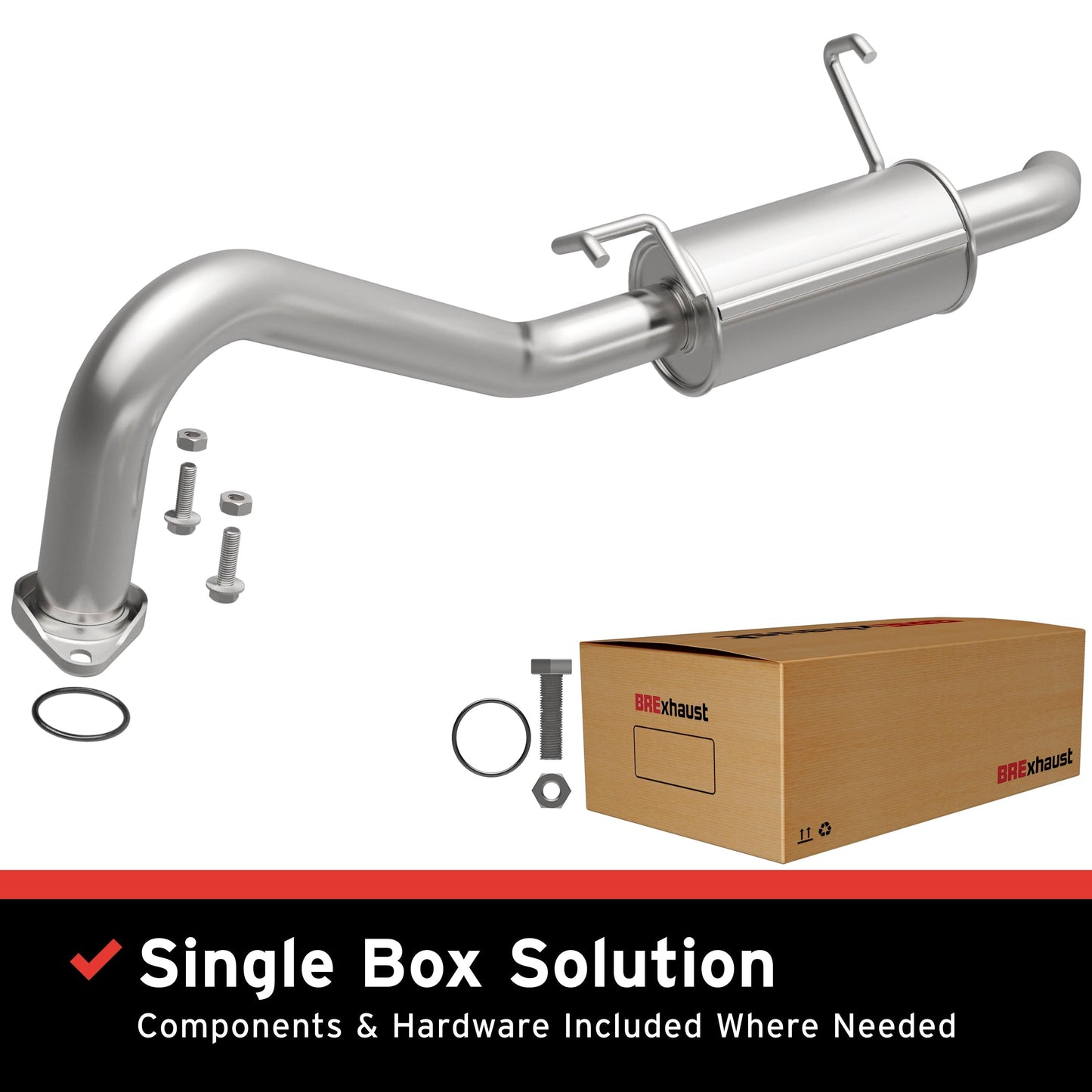 BRExhaust Direct-Fit Muffler Kit 108-0206