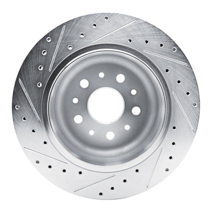 DFC Rear Right D&S Silver Brake Rotor: Jeep Wrangler (20-25)