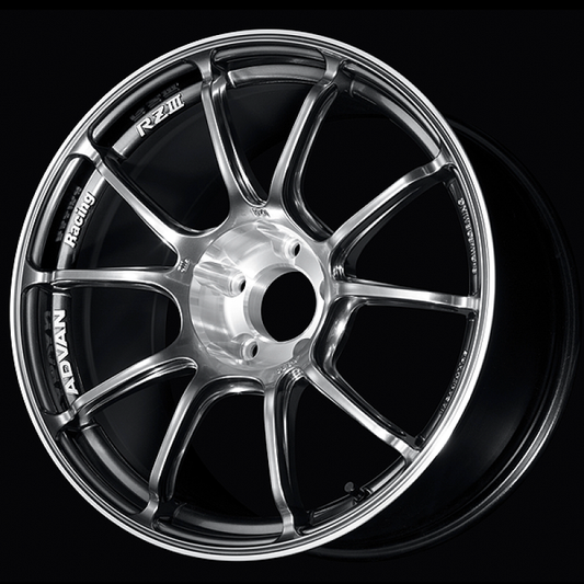Advan RZIII 18x9.5 +45 5x120 Hyper Platinum Black & Diamond Cut (SET)