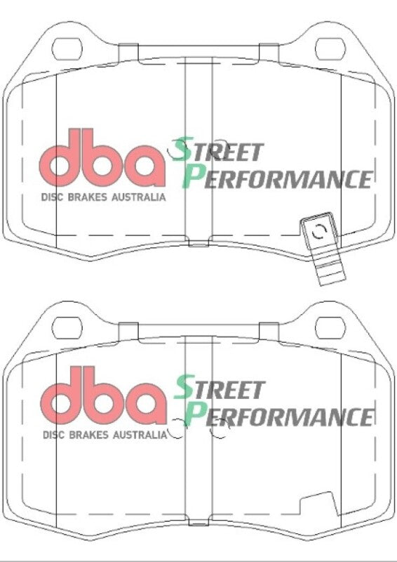 DBA Front Street Performance Brake Pads | Infiniti G35 (03-07) (DB1520SP)