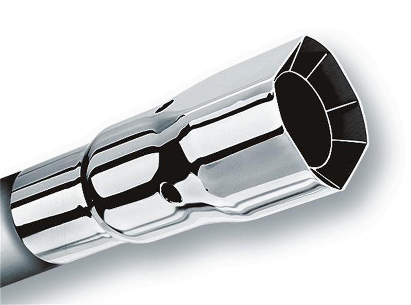 Borla 2.25in SS Single Square Intercooled Tips | Universal (20112)